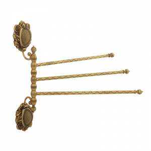 Towel holder with three swivelling arms, L35