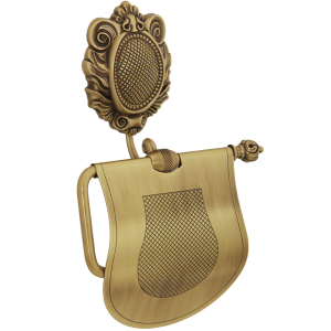 Roll holder with lid