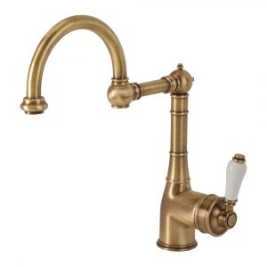 Sink mixer with movable spout