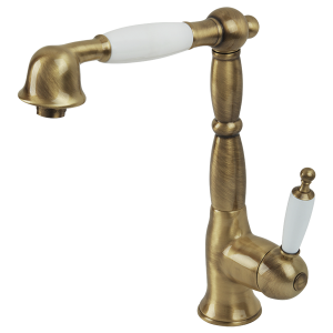 Sink mixer with pull-out hand shower