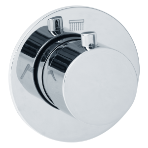 Built-in 3-way shower mixer with diverter