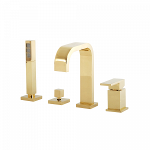 Bathtube set with pull-out shower