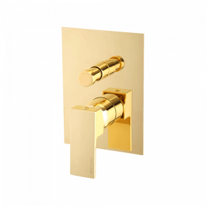 Built-in 2 way shower mixer with diverter