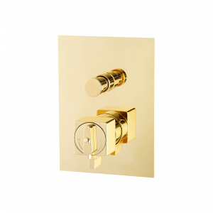 Built-in 2 way shower mixer with diverter, thermostatic