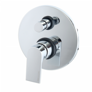 Built-in 2-way shower mixer with diverter