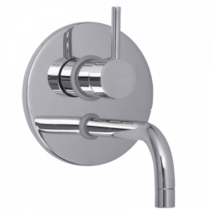Concealed basin mixer