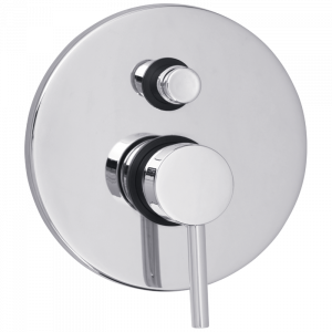 Built-in 2-way shower mixer with diverter