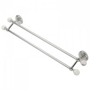 Double towel holder, L60