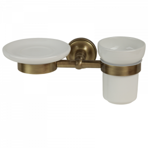 Soap dish and tumbler holder, Mirella