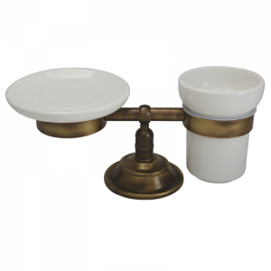 Soap dish and tumbler holder, Mirella