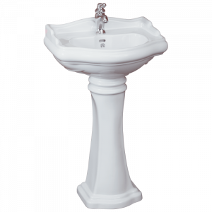 Washbasin 55 on pedestal, Bella