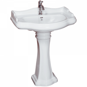 Washbasin 73 on pedestal, Bella