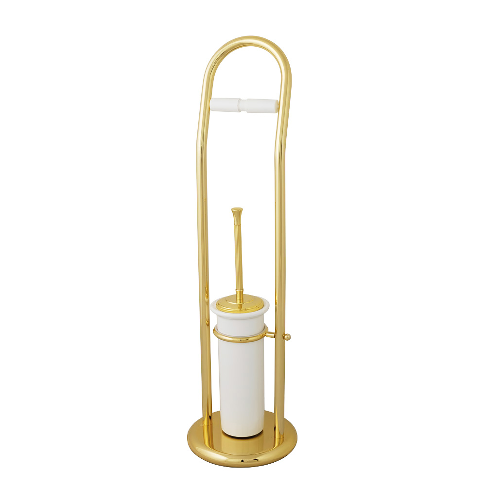 Стойка для WC 2-х функциональная, H72 cm, керамика, Fortuna