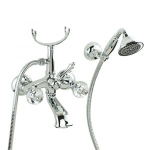 Bathtube mixer, SWAROVSKI handles, Korona