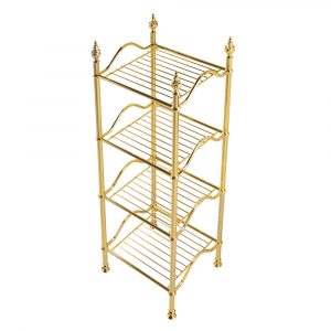 Этажерка, 4 полки-решетки, L38 cm, Mirella