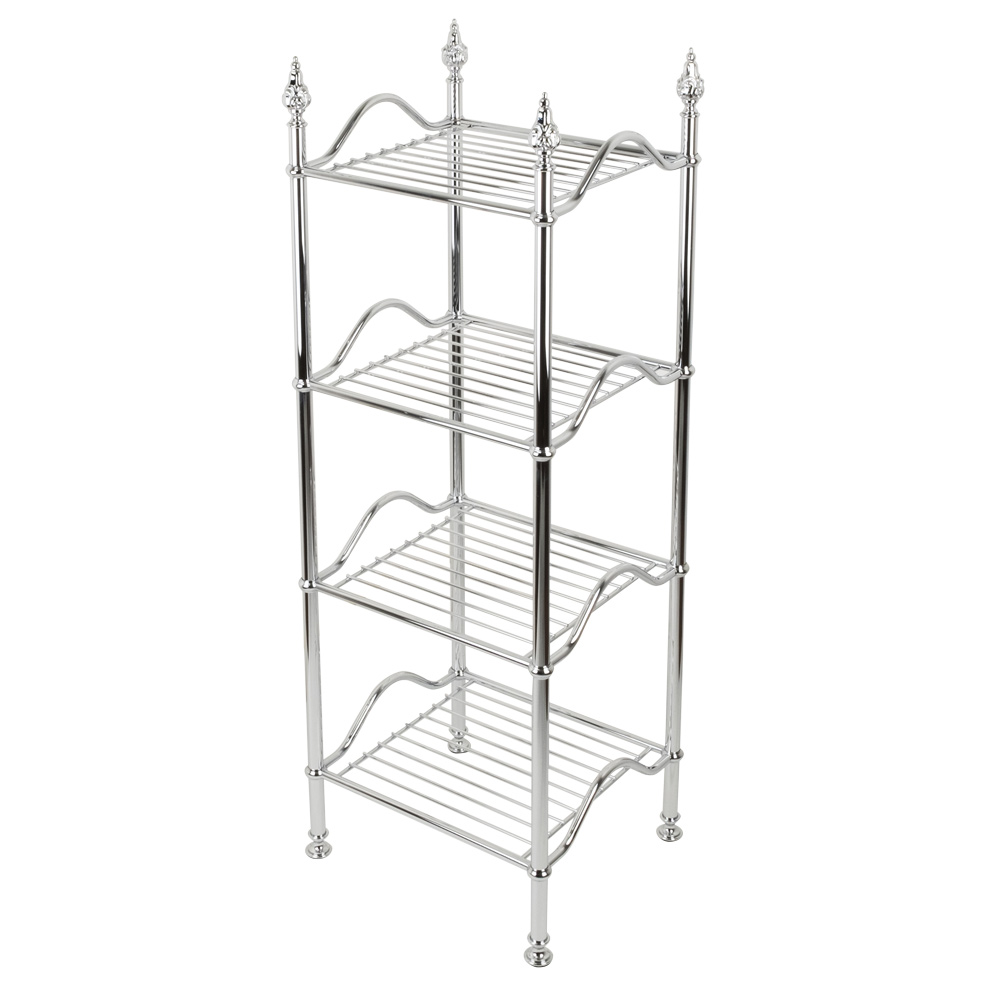 Этажерка, 4 полки-решетки, L38 cm, Mirella