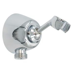 Swivel shower holder with fitting